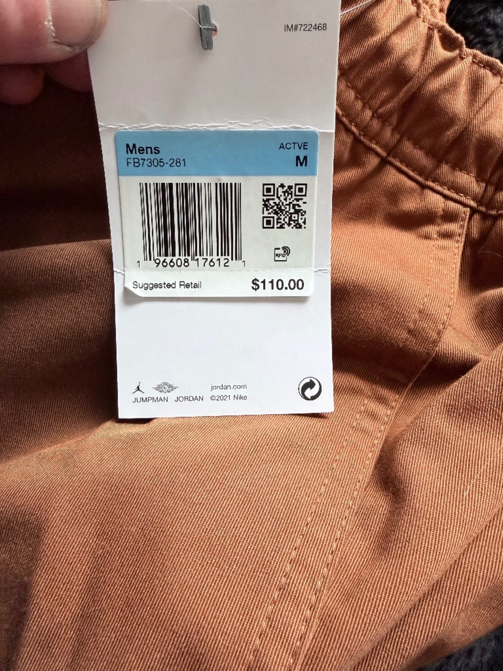 Jordan cargo pants